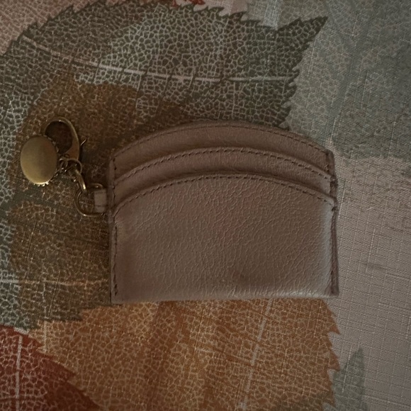 Fossil Tan Leather Card Holder - Picture 1 of 3